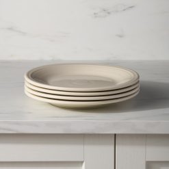 Alternative view of Dinnerware - Linen Set of 4 Classic Rim 10 1/2 Inch Dinner Plate