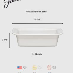 Alternative view of Dinnerware - Linen 10 3/4 Inch x 5 3/4 Inch Loaf Pan Baker 1.4 Quarts