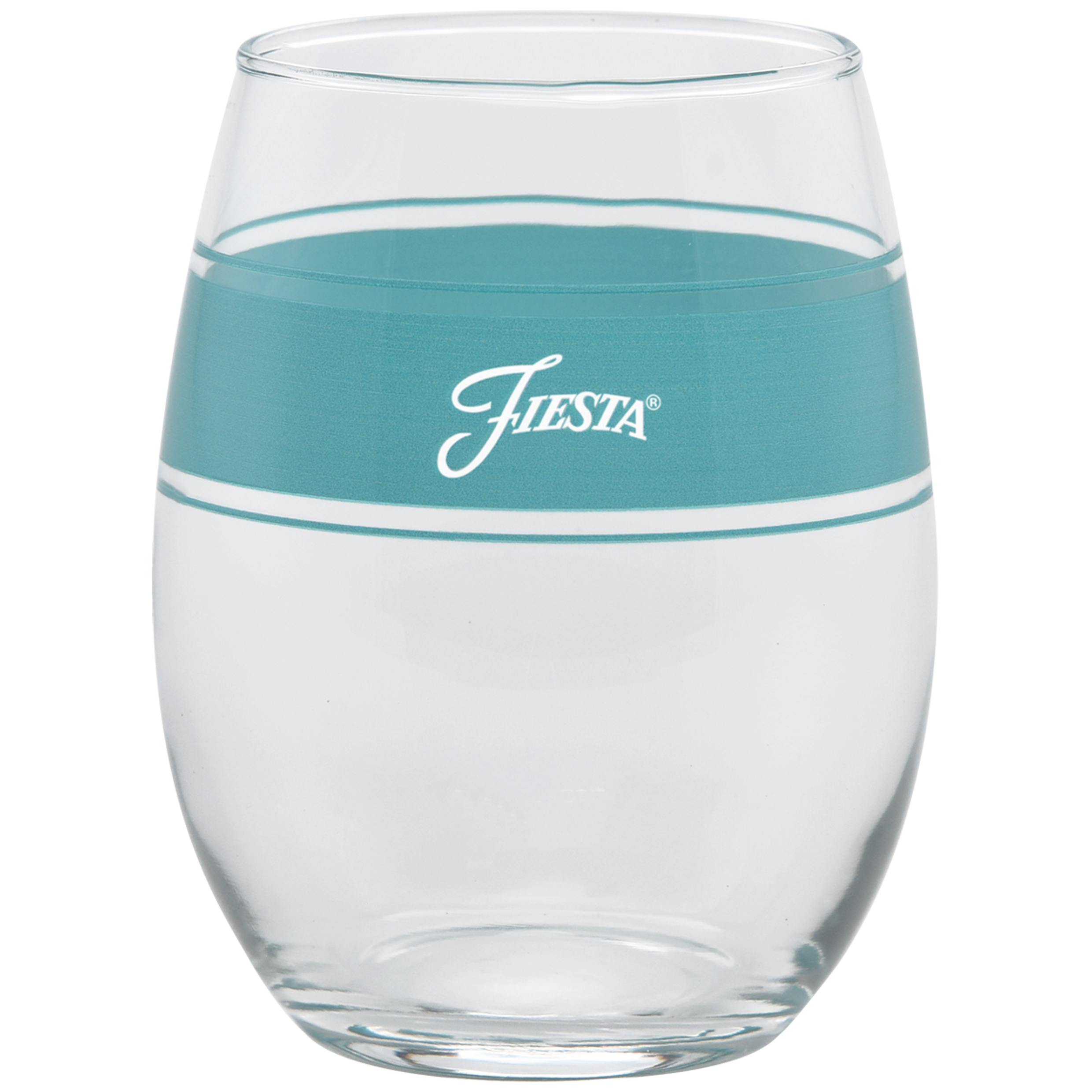Dinnerware - Coastal Blues 15 oz. Frame Stemless Wine Mixed Color, Set of 4 - Image 3