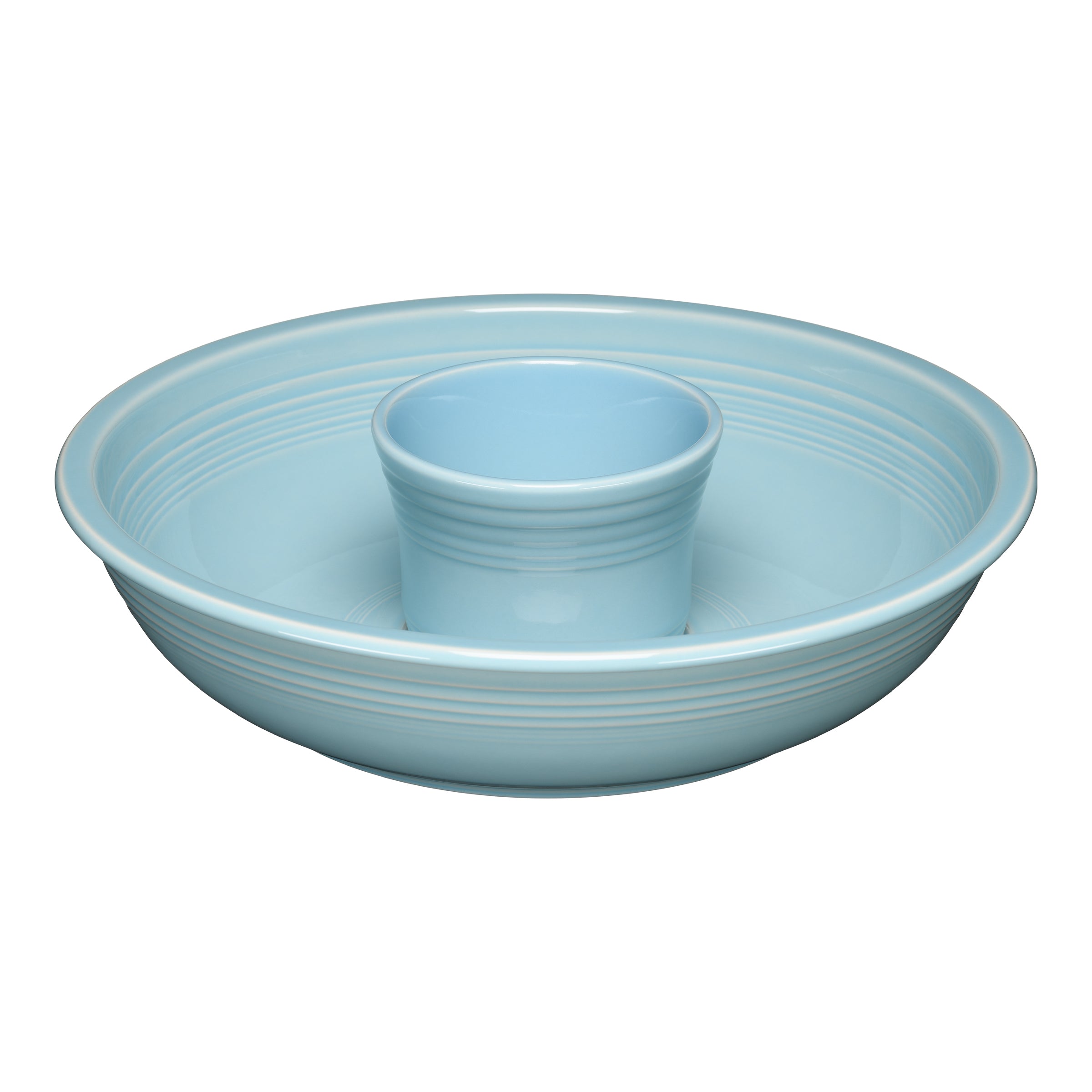 Fiesta Dinnerware - Sky 2-Piece Chip and Dip Set 12 7/8 Inch