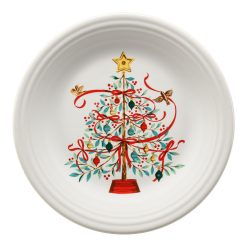 Dinnerware - Holly Berry Christmas Tree Classic Rim 10 1/2 Inch Dinner Plate