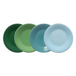 Dinnerware - Mixed Aegean Classic Rim 9 Inch Luncheon Plate, Set of 4