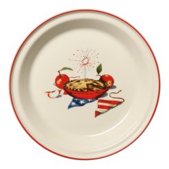 Dinnerware - Americana Apple Pie 10 1/4 Inch Deep Dish Pie Baker 44OZ
