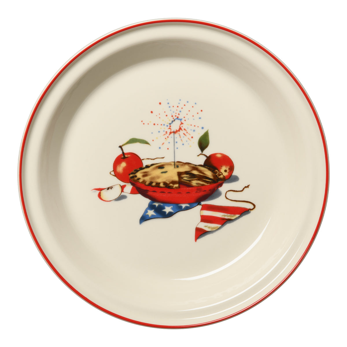 Dinnerware - Americana Apple Pie 10 1/4 Inch Deep Dish Pie Baker 44OZ