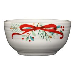 Dinnerware - Holly Berry Christmas Garland Bistro Coupe 5 1/2 Inch Cereal Bowl 22 OZ