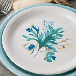 Alternative view of Dinnerware - New Retired Coastal Shores Bistro Coupe 9 Inch Luncheon Plate