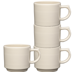 Dinnerware - Linen 16 OZ Set of 4 Stackable Mug Set