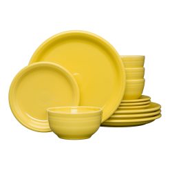 Alternative view of Dinnerware - New Retired Bistro Coupe 12-Piece Dinnerware Set, Service for 4