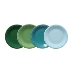 Dinnerware - Mixed Aegean Classic Rim 7 1/4 Inch Salad Plate, Set of 4