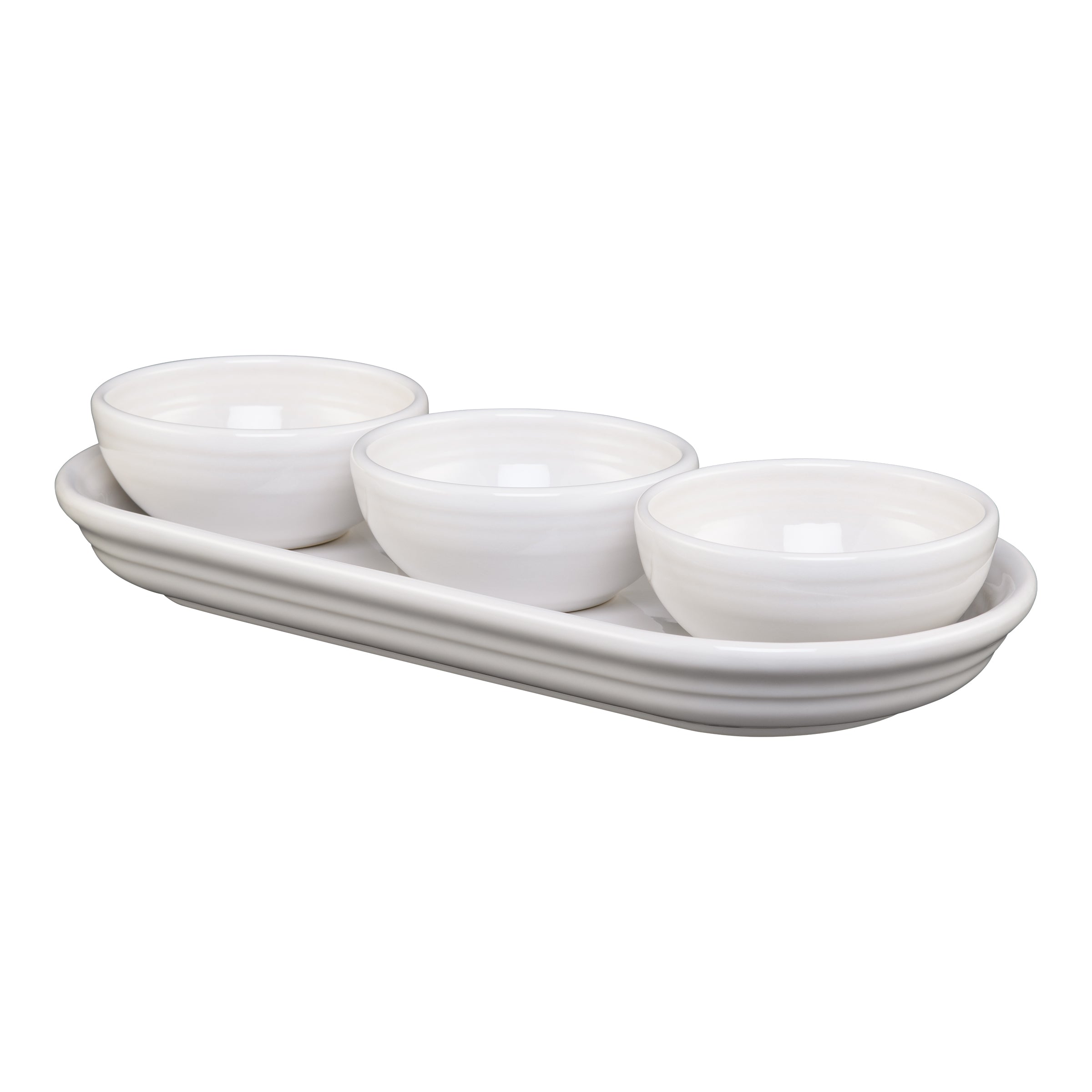 Dinnerware - 4-Piece Condiment Set White