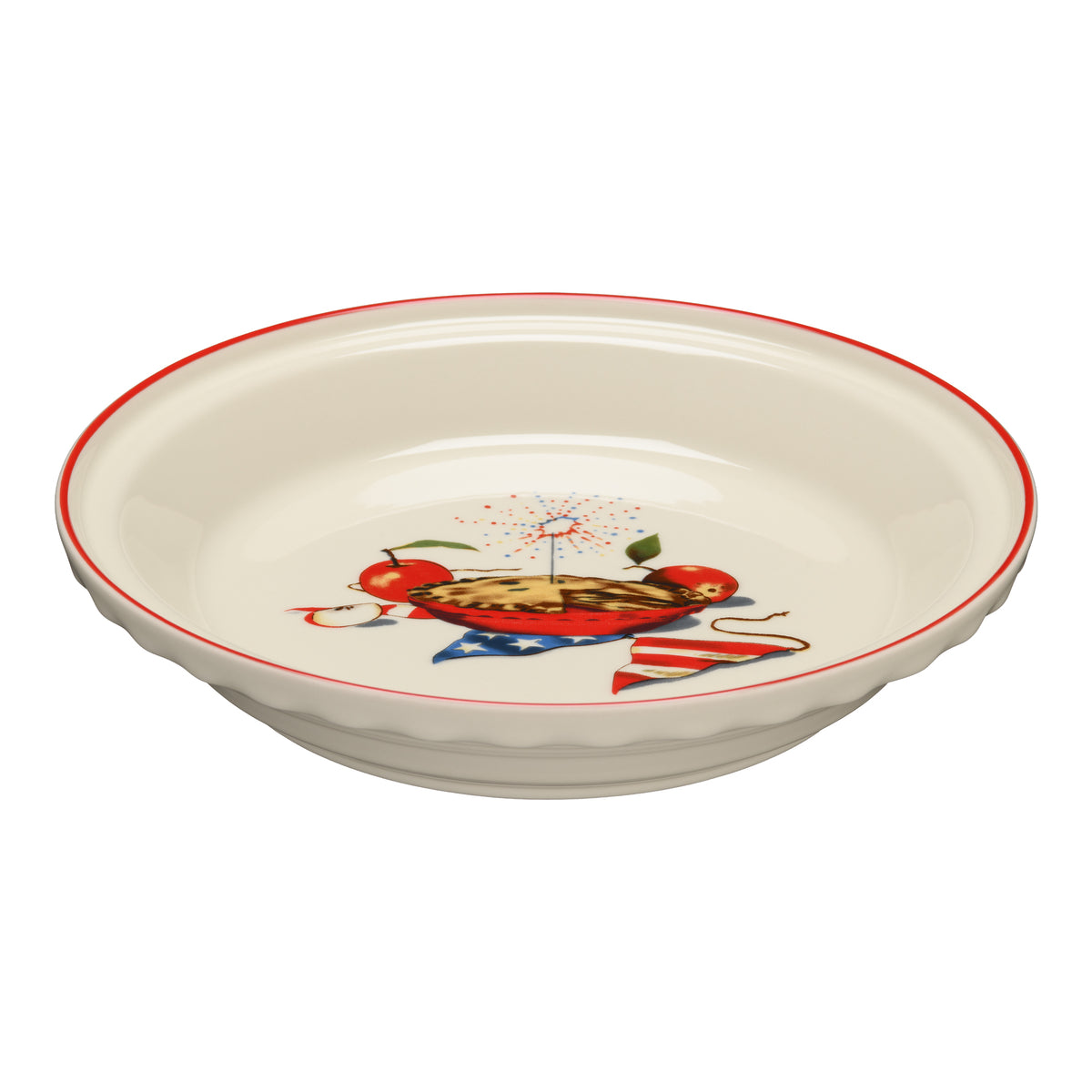 Dinnerware - Americana Apple Pie 10 1/4 Inch Deep Dish Pie Baker 44OZ - Image 2