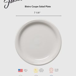 Alternative view of Dinnerware - New Retired Bistro Coupe 7 1/4 Inch Salad Plate