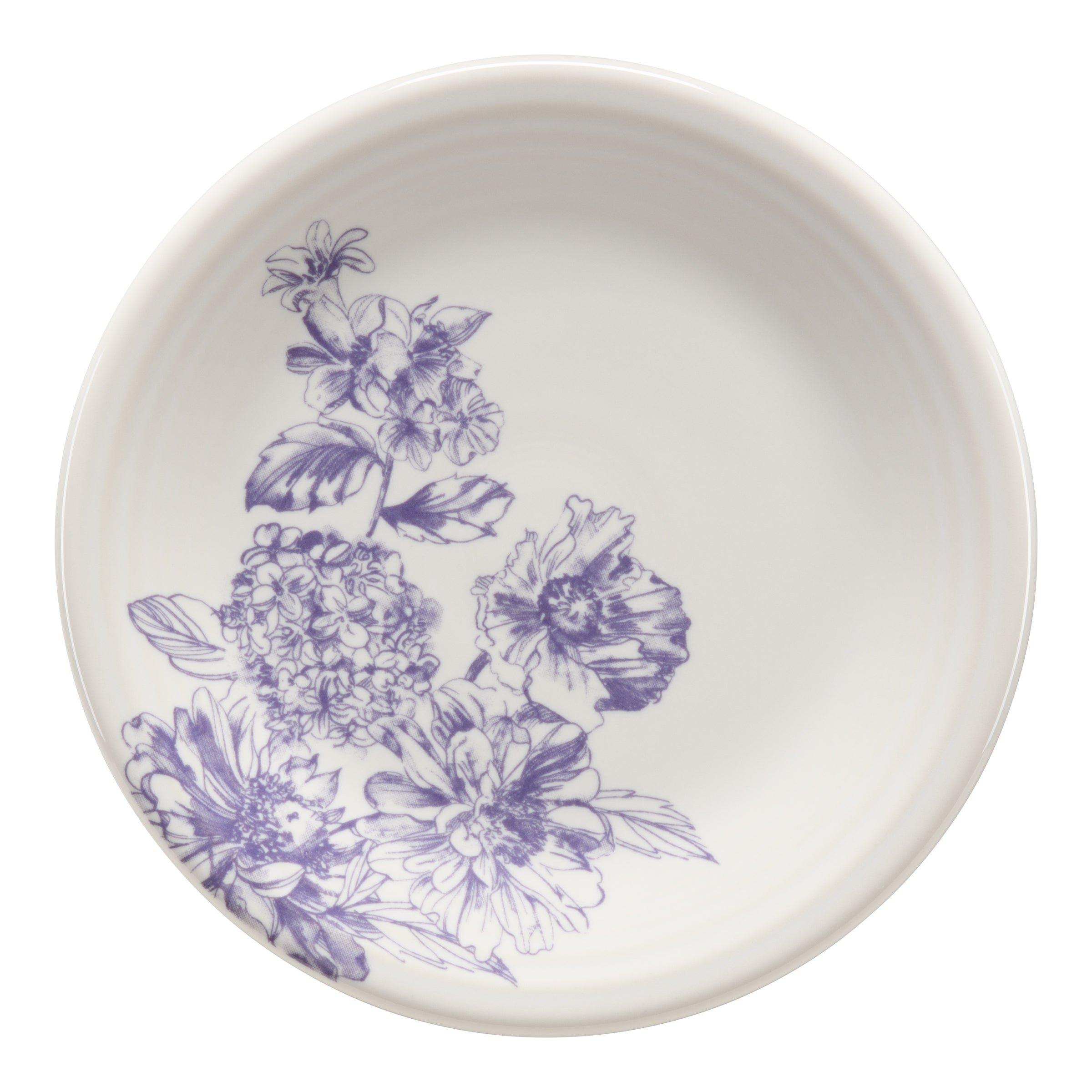 Dinnerware - Botanical Floral Lavender Classic Rim 7 1/4 Inch Salad Plate