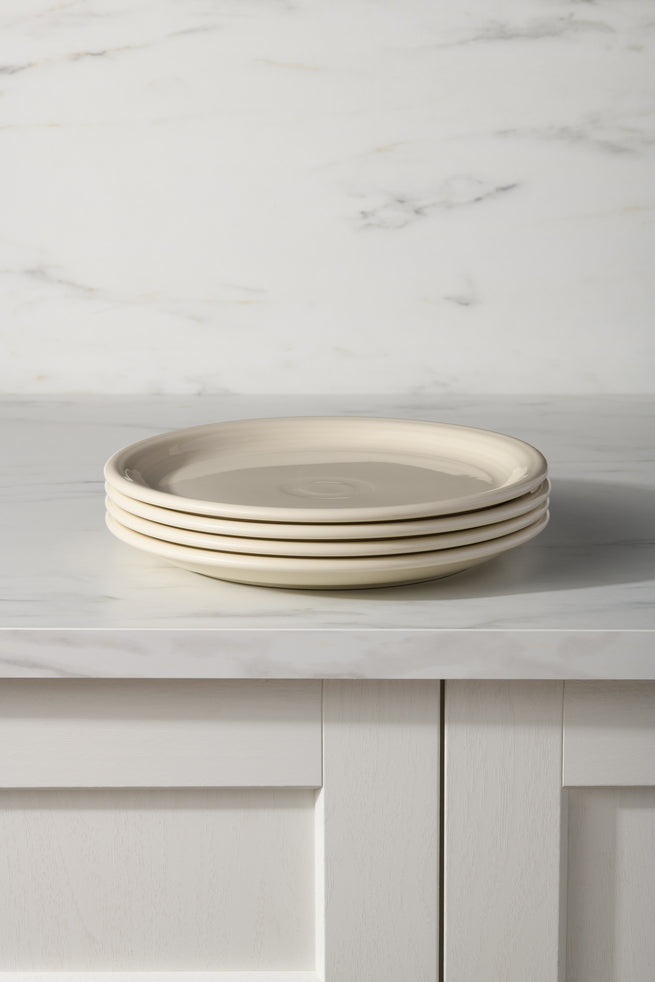 Dinnerware - Linen Set of 4 Bistro Coupe 10 1/2 Inch Dinner Plate - Image 2