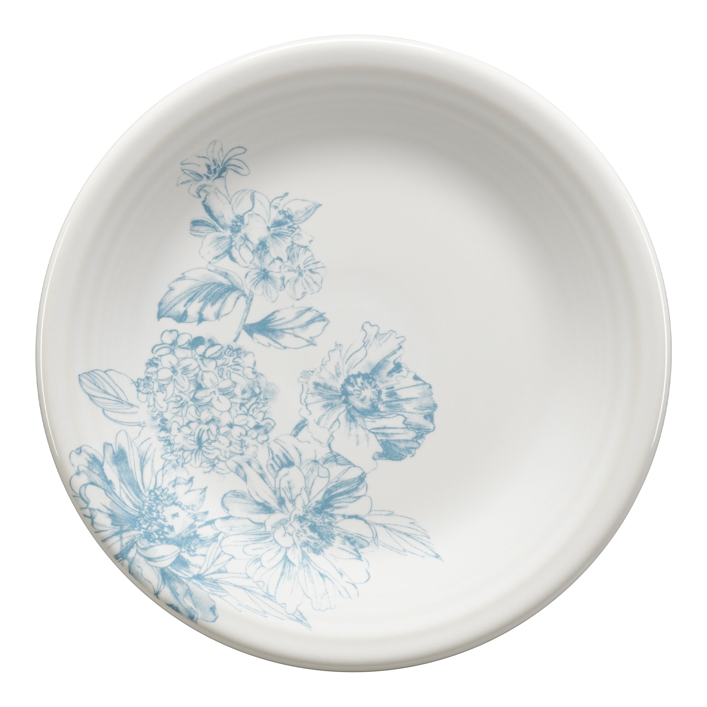 Dinnerware - Botanical Floral Sky Classic Rim 7 1/4 Inch Salad Plate