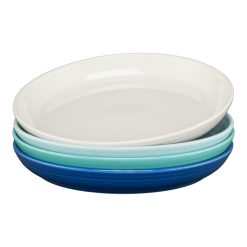 Dinnerware - Mixed Coastal Blues Coupe 10 3/8 Inch Dinner Bowl 40 OZ, Set of 4