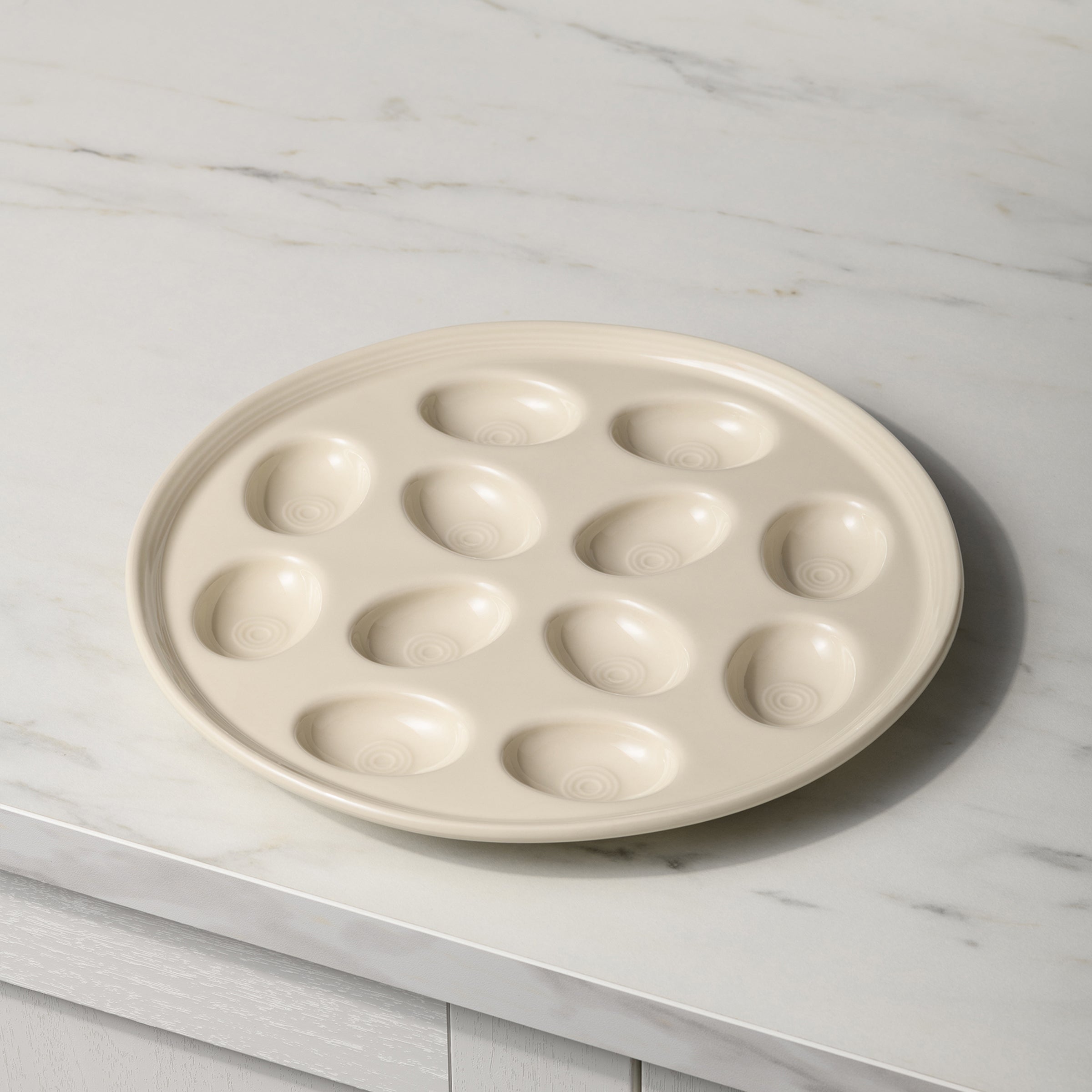 Dinnerware - Round Egg Serving Platter 11 1/4 Inch - Image 3