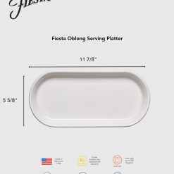 Alternative view of Dinnerware - 11 7/8 Inch Oblong Serving Platter Foundry