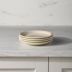 Alternative view of Dinnerware - Linen Set of 4 Bistro Coupe 7 1/4 Inch Salad Plate