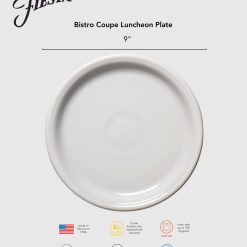 Alternative view of Dinnerware - New Retired Bistro Coupe 9 Inch Luncheon Plate
